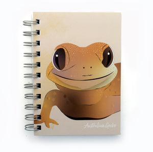 Gecko A6 Journals, Gecko A5 Journals  Australian made stationery, Australian animals, recycled,  sustainable paper, gift, A5, A6,  journal, Gecko