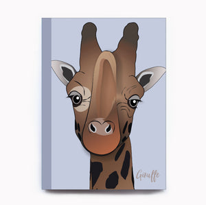 Giraffe A5 Lined Journal,  Australian journal, Australian animals, recycled,  sustainalbe paper, Australian made stationery, Perfect Bound